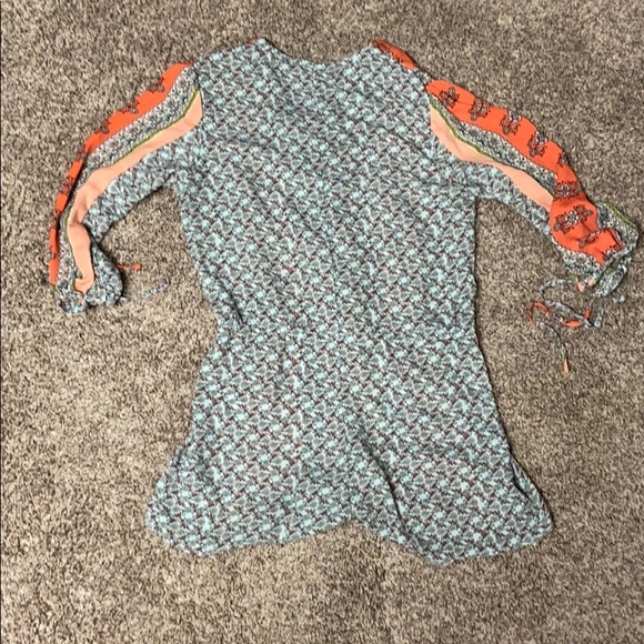 Lulus Boho Print Orange Button Romper Jumpsuit - Picture 10 of 11